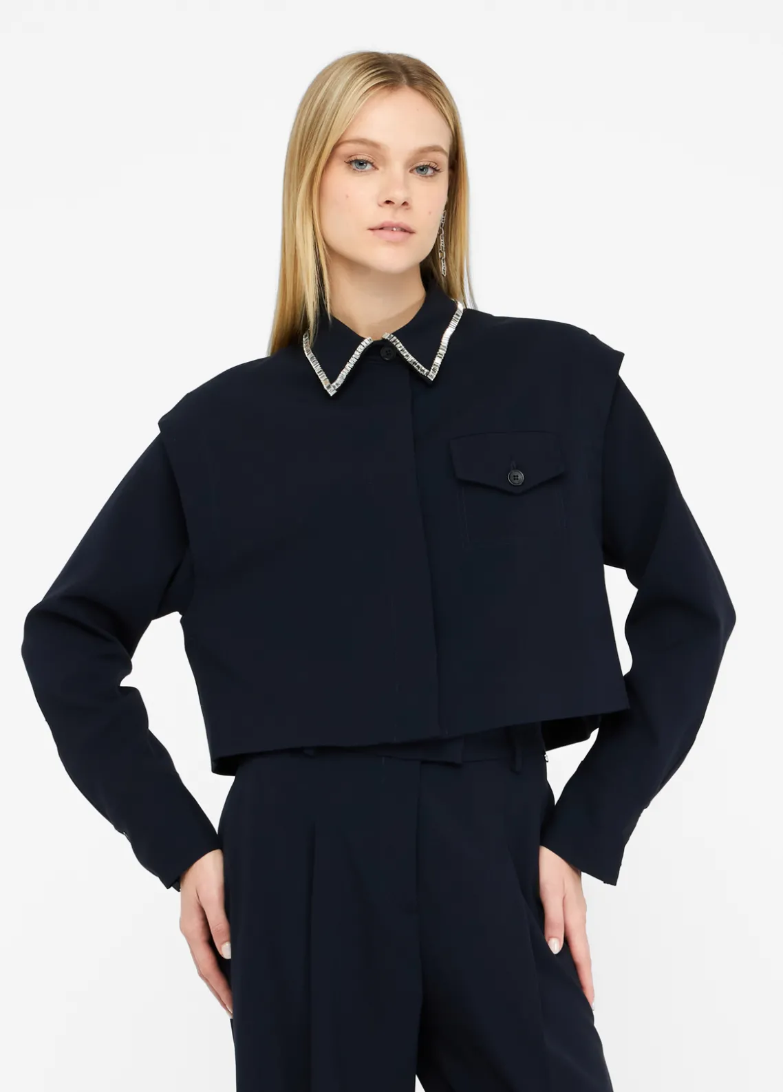 Liu Jo Camisa con strass-Mujer Camisas Y Blusas