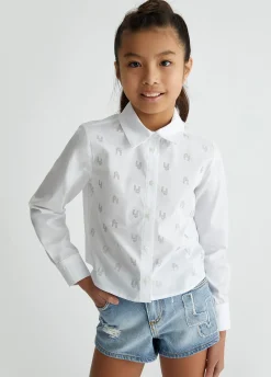Liu Jo Camisa con strass- Camisetas