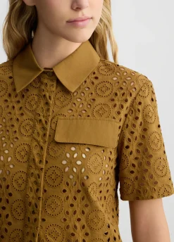 Liu Jo Camisa corta con bordados-Mujer Camisas Y Blusas