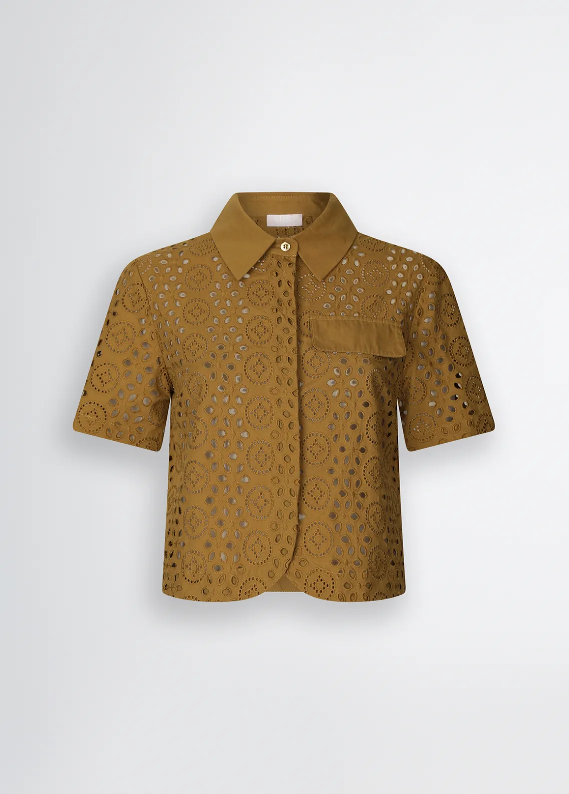 Liu Jo Camisa corta con bordados-Mujer Camisas Y Blusas