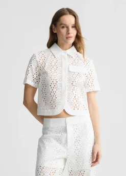 Liu Jo Camisa corta con bordados-Mujer Camisas Y Blusas
