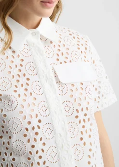 Liu Jo Camisa corta con bordados-Mujer Camisas Y Blusas