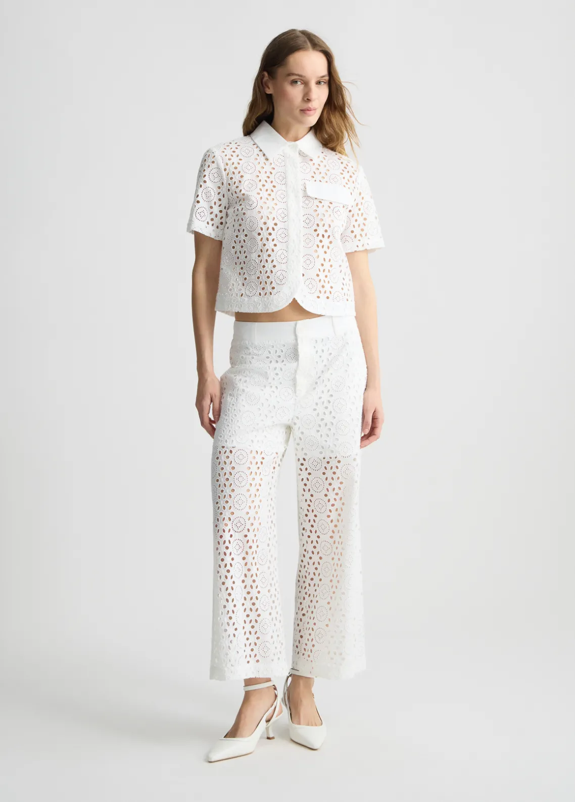 Liu Jo Camisa corta con bordados-Mujer Camisas Y Blusas