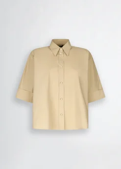 Liu Jo Camisa cuadrada de algodón-Mujer Camisas Y Blusas