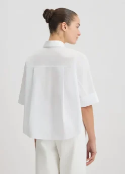 Liu Jo Camisa cuadrada de algodón-Mujer Camisas Y Blusas