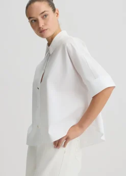 Liu Jo Camisa cuadrada de algodón-Mujer Camisas Y Blusas