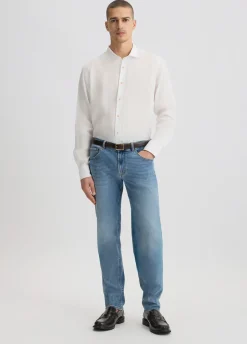 Liu Jo Camisa de 100% lino-Hombre Camisas