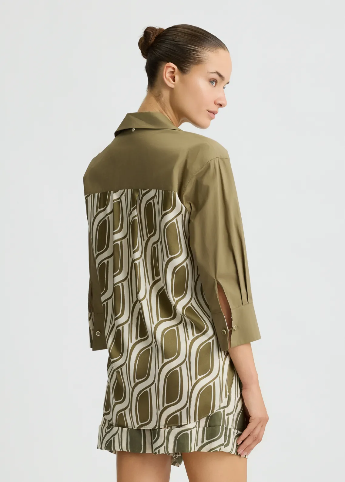 Liu Jo Camisa de algodón con estampado-Mujer Camisas Y Blusas