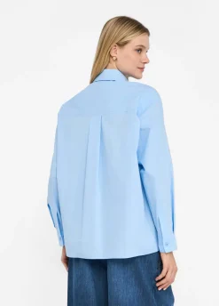 Liu Jo Camisa de algodón con strass-Mujer Camisas Y Blusas