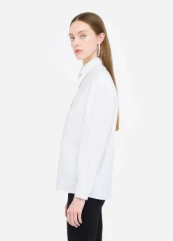Liu Jo Camisa de algodón con strass-Mujer Camisas Y Blusas