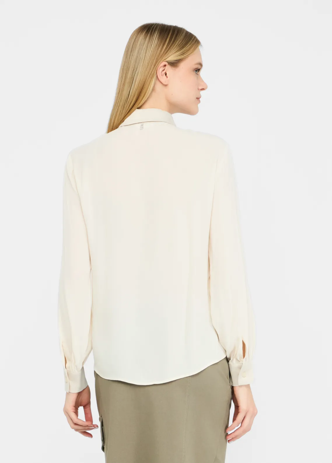 Liu Jo Camisa de crepé de China-Mujer Camisas Y Blusas