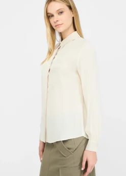 Liu Jo Camisa de crepé de China-Mujer Camisas Y Blusas