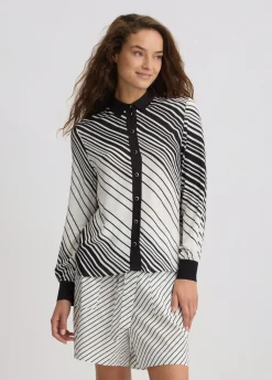 Liu Jo Camisa de crepé de China-Mujer Camisas Y Blusas