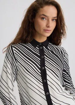 Liu Jo Camisa de crepé de China-Mujer Camisas Y Blusas