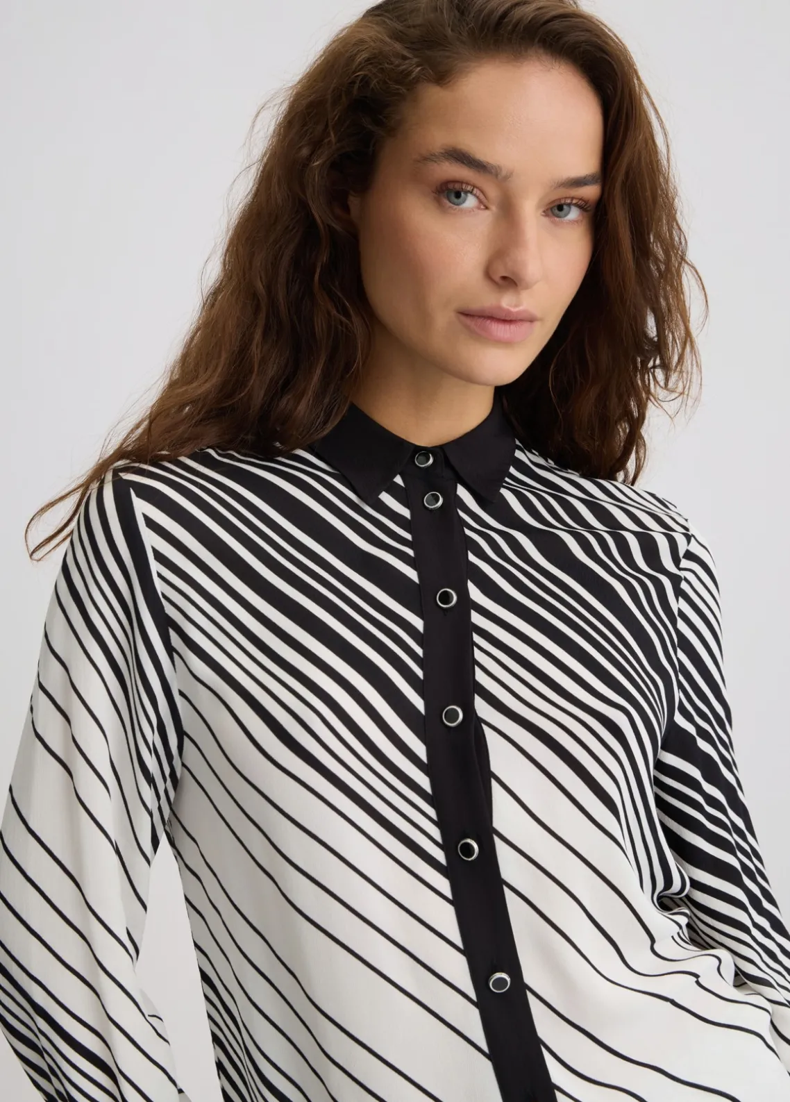 Liu Jo Camisa de crepé de China-Mujer Camisas Y Blusas