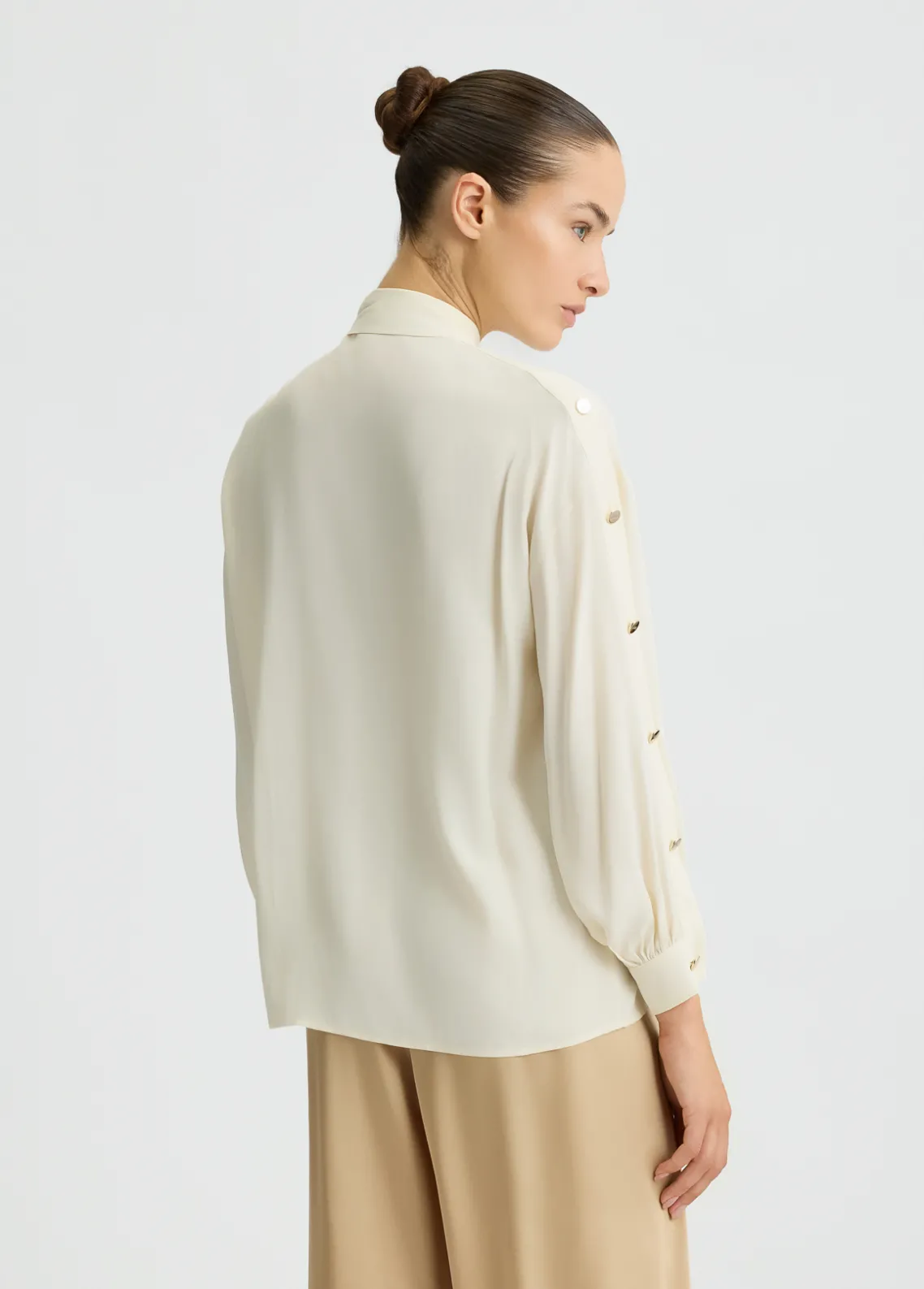 Liu Jo Camisa de crepé de China-Mujer Camisas Y Blusas