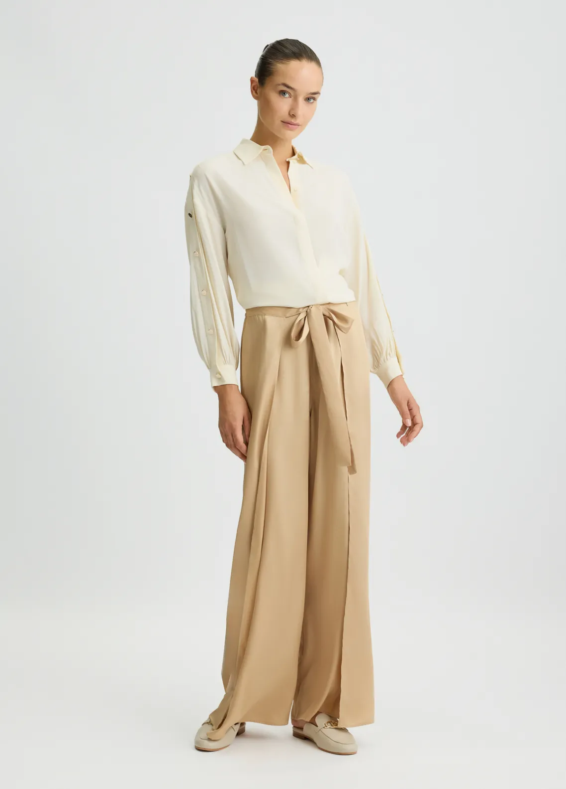 Liu Jo Camisa de crepé de China-Mujer Camisas Y Blusas