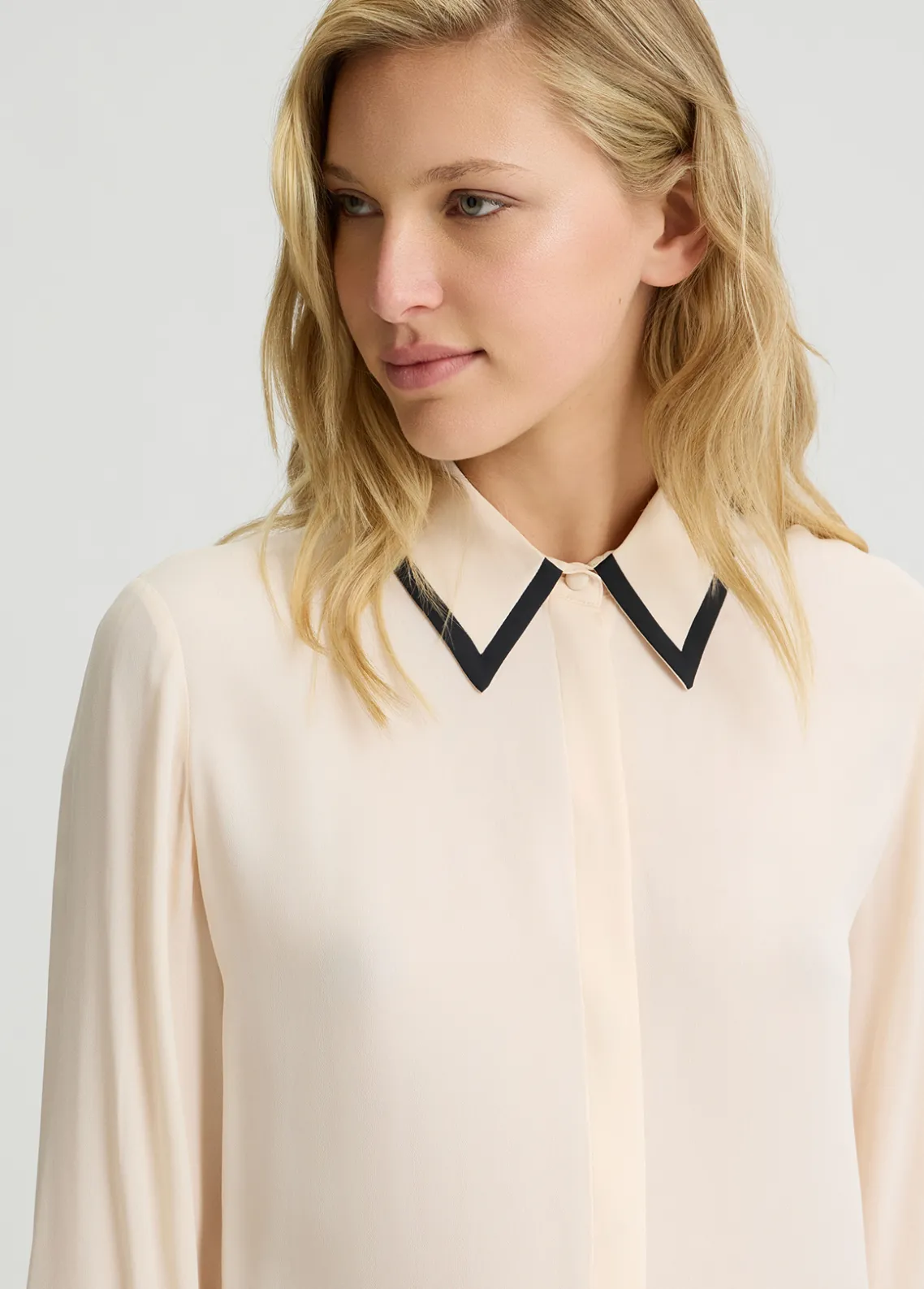 Liu Jo Camisa de crepé de China-Mujer Camisas Y Blusas