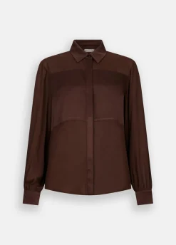 Liu Jo Camisa de crepé de China-Mujer Camisas Y Blusas
