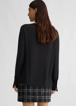 Liu Jo Camisa de crêpe de chine-Mujer Camisas Y Blusas
