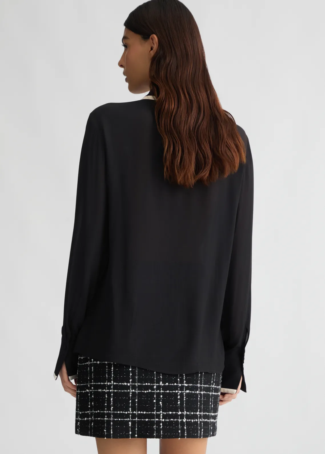 Liu Jo Camisa de crêpe de chine-Mujer Camisas Y Blusas