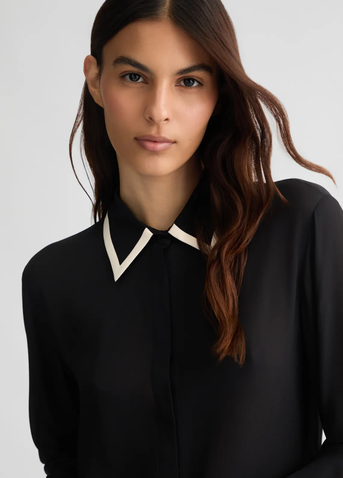 Liu Jo Camisa de crêpe de chine-Mujer Camisas Y Blusas