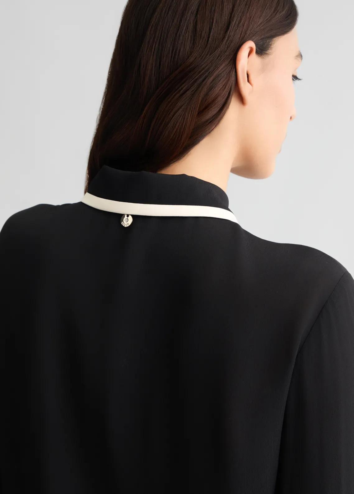 Liu Jo Camisa de crêpe de chine-Mujer Camisas Y Blusas