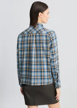 Liu Jo Camisa de cuadros con bordados decorativos-Mujer Camisas Y Blusas