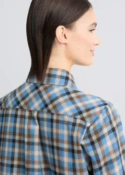 Liu Jo Camisa de cuadros con bordados decorativos-Mujer Camisas Y Blusas