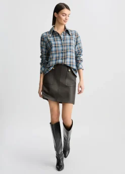 Liu Jo Camisa de cuadros con bordados decorativos-Mujer Camisas Y Blusas