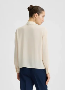 Liu Jo Camisa de georgette con strass-Mujer Camisas Y Blusas