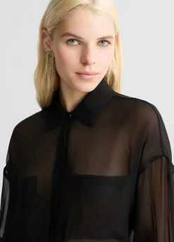 Liu Jo Camisa de organza-Mujer Camisas Y Blusas