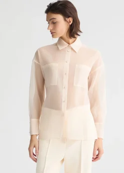 Liu Jo Camisa de organza-Mujer Camisas Y Blusas