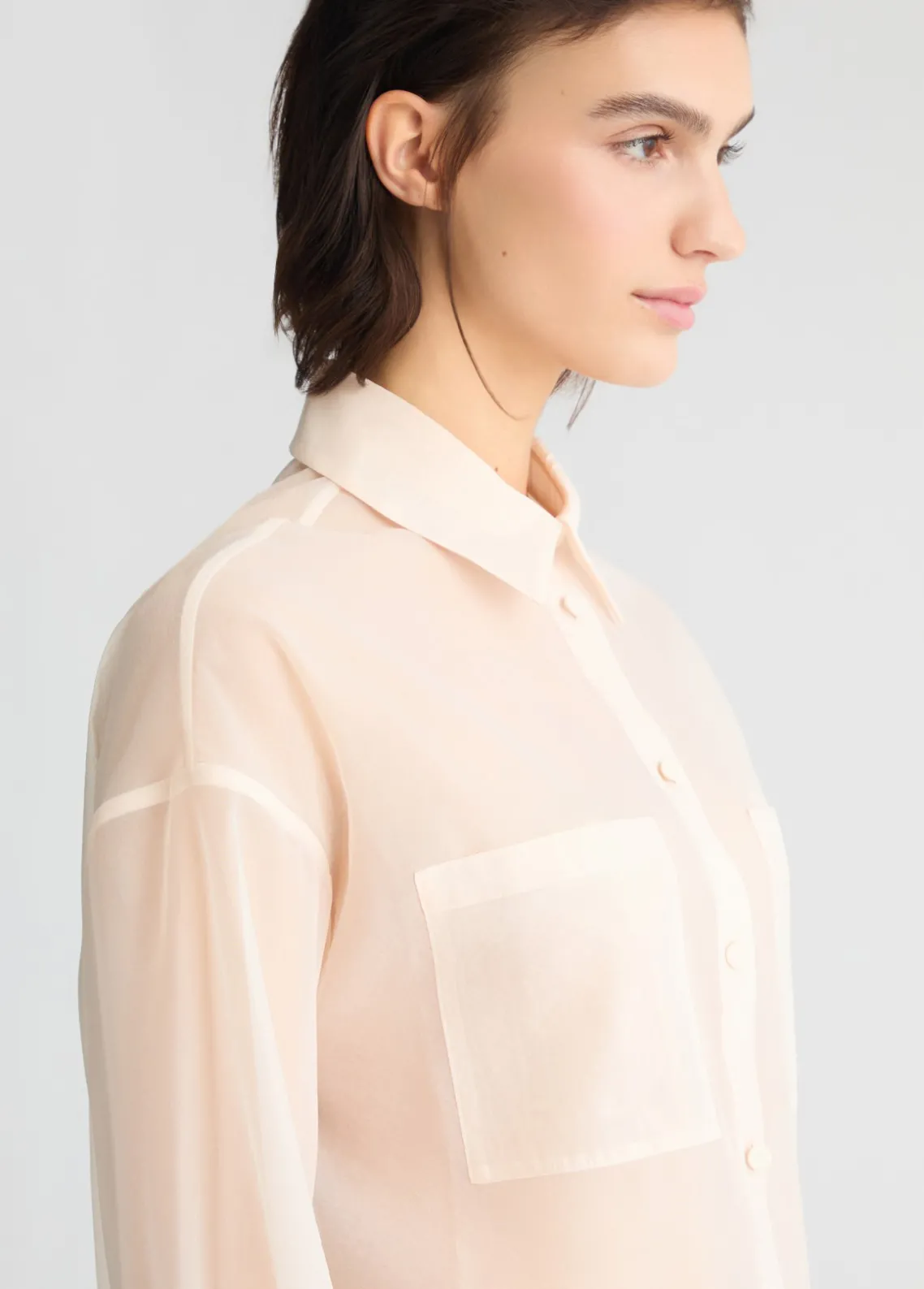 Liu Jo Camisa de organza-Mujer Camisas Y Blusas