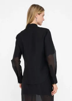 Liu Jo Camisa de organza con bordados-Mujer Camisas Y Blusas
