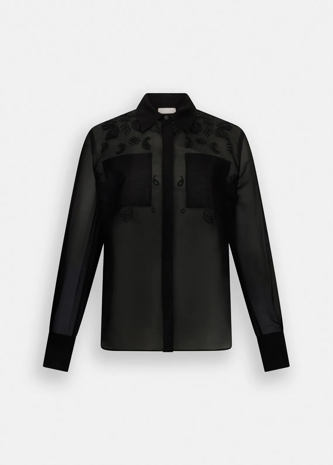 Liu Jo Camisa de organza con bordados-Mujer Camisas Y Blusas