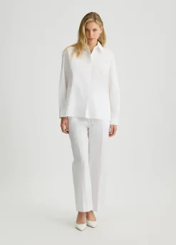 Liu Jo Camisa de popelina y organza-Mujer Camisas Y Blusas