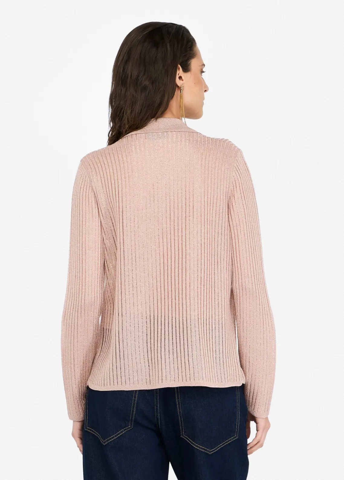 Liu Jo Camisa de punto de lurex®-Mujer Cárdigans Y Jerséis