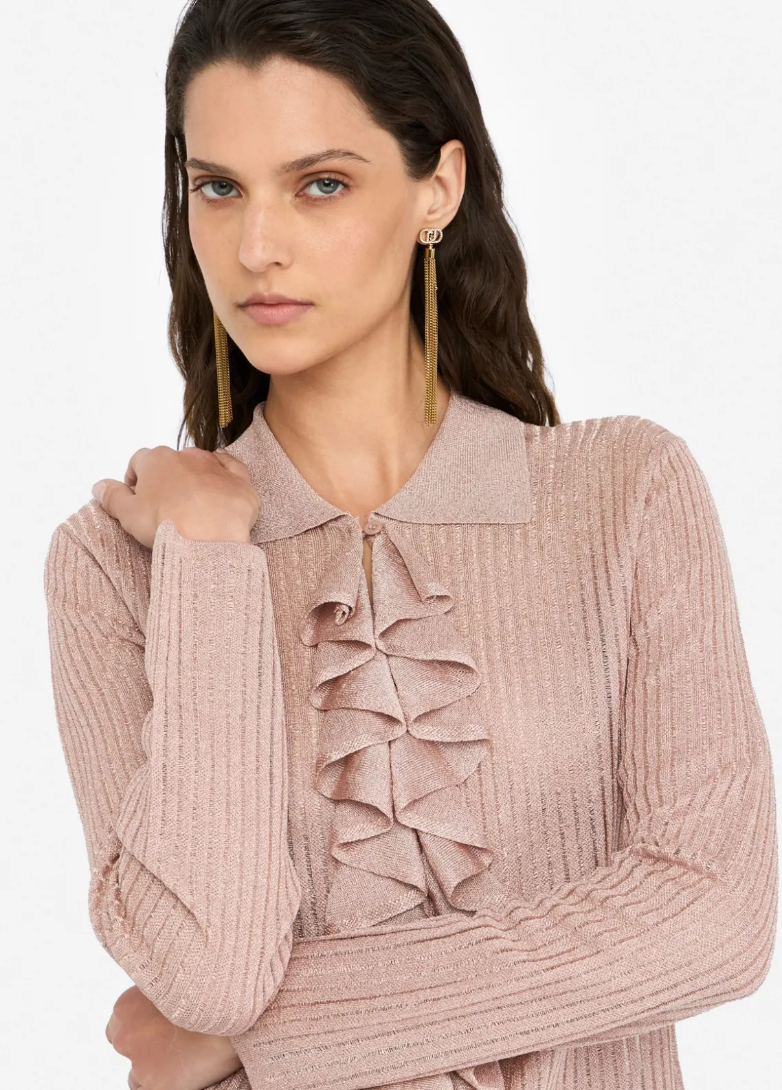 Liu Jo Camisa de punto de lurex®-Mujer Cárdigans Y Jerséis
