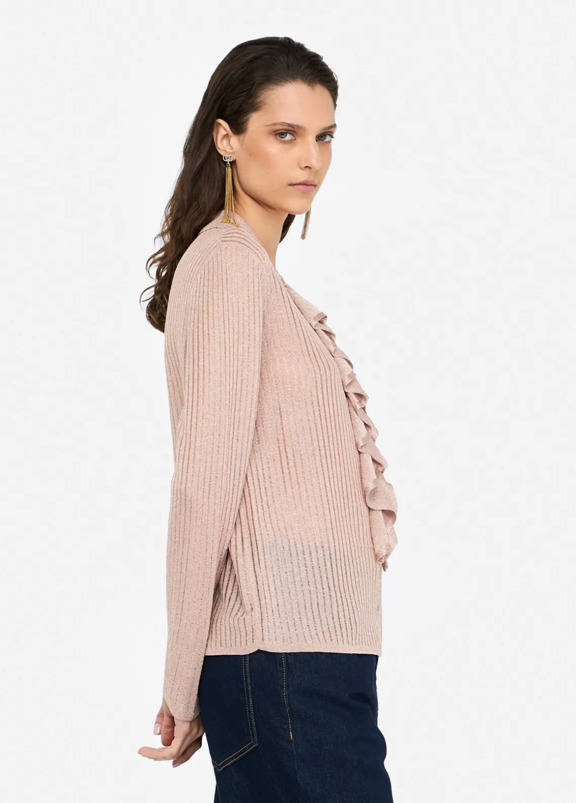 Liu Jo Camisa de punto de lurex®-Mujer Cárdigans Y Jerséis
