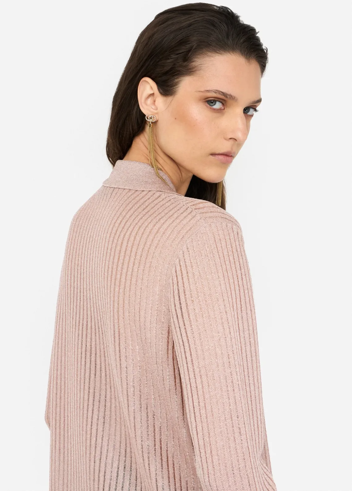 Liu Jo Camisa de punto de lurex®-Mujer Cárdigans Y Jerséis