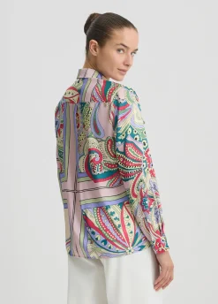 Liu Jo Camisa de raso estampado-Mujer Camisas Y Blusas