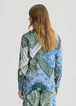 Liu Jo Camisa de raso estampado-Mujer Camisas Y Blusas