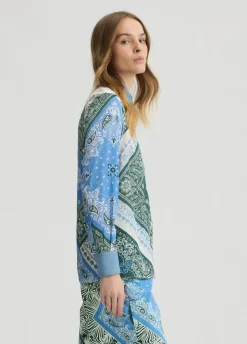 Liu Jo Camisa de raso estampado-Mujer Camisas Y Blusas
