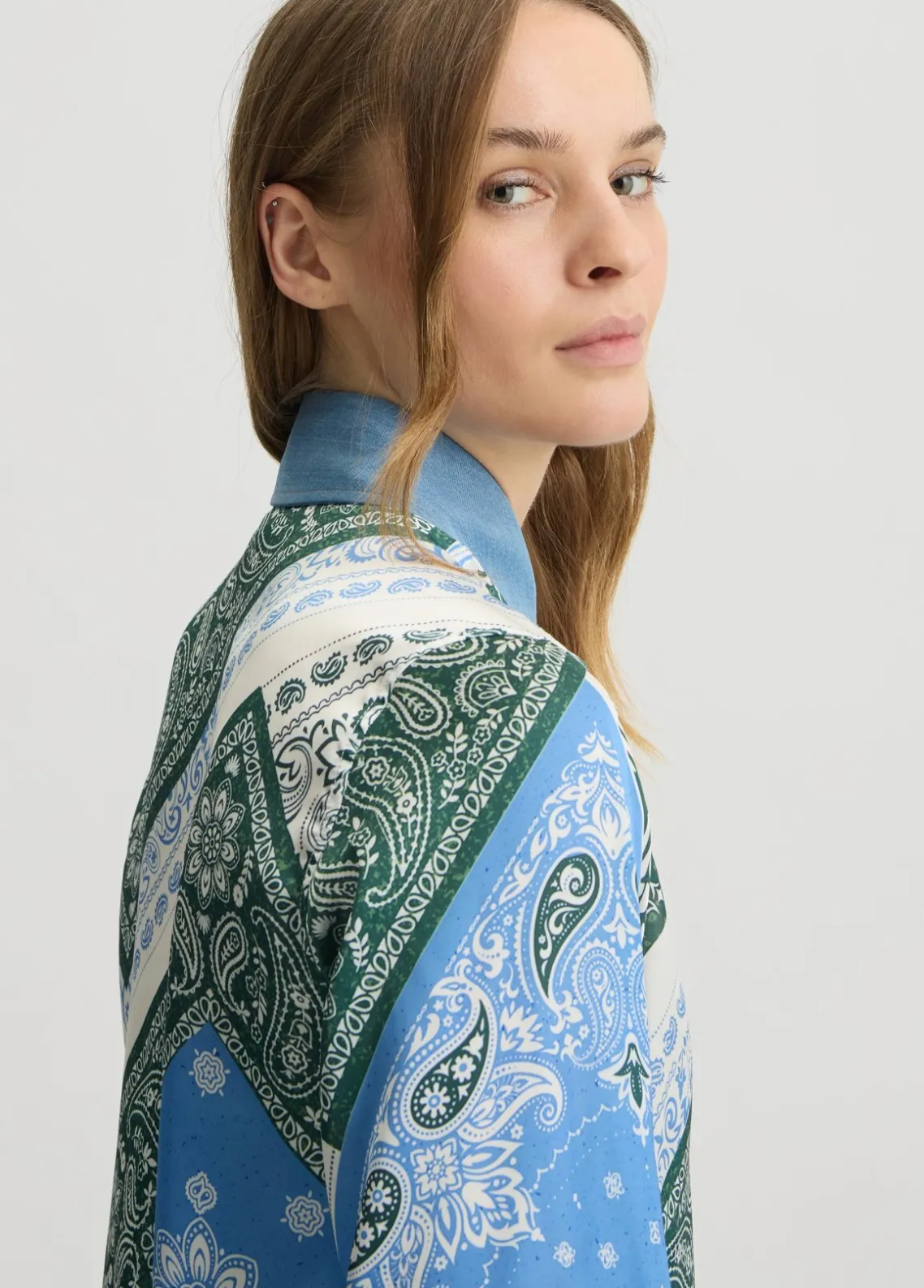 Liu Jo Camisa de raso estampado-Mujer Camisas Y Blusas