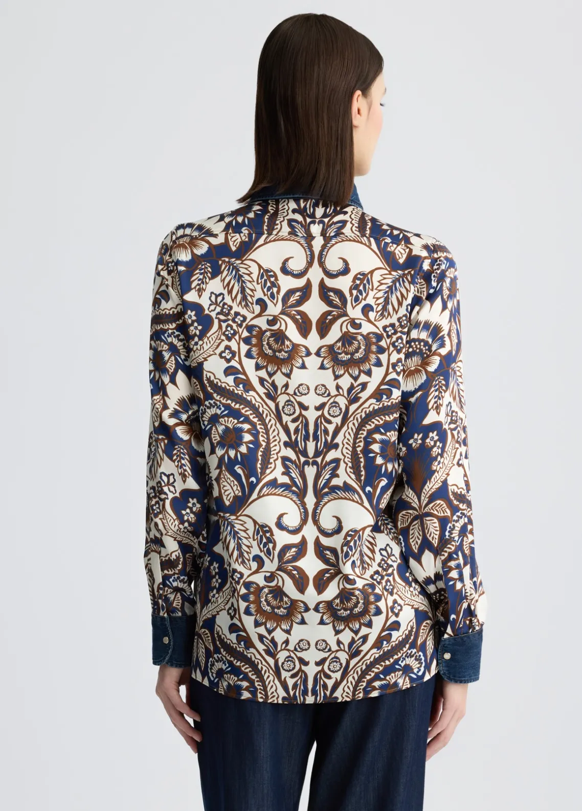 Liu Jo Camisa de raso estampado-Mujer Camisas Y Blusas