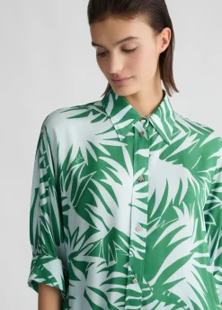 Liu Jo Camisa de raso estampado-Mujer Camisas Y Blusas