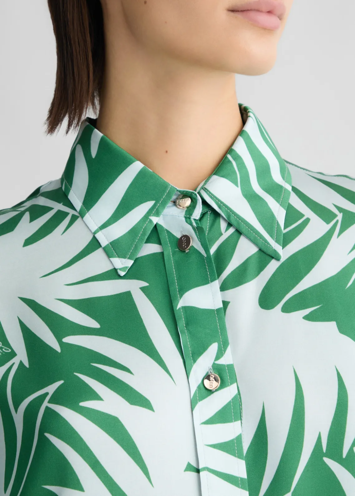 Liu Jo Camisa de raso estampado-Mujer Camisas Y Blusas