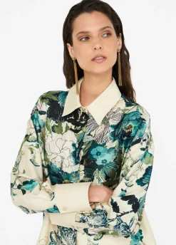 Liu Jo Camisa de sarga estampada-Mujer Camisas Y Blusas