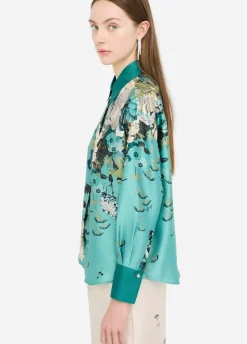 Liu Jo Camisa de sarga estampada-Mujer Camisas Y Blusas